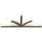 Ekena Millwork Richland Smooth Timber Gable Bracket, Douglas Fir, 84"W x 31"H x 3 1/2"D x 3 1/2"F, 9/12 Pitch GBW084X31X0404RIC00SDF - alternate 3